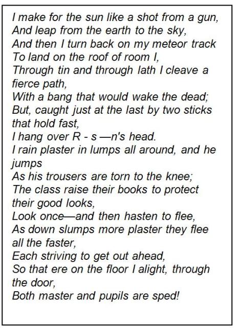 Poem from Pegasus, 1911.